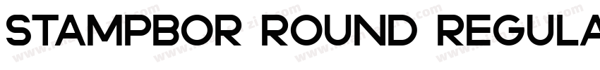 Stampbor Round Regular字体转换